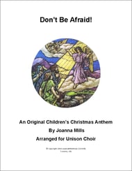 Don't Be Afraid Unison choral sheet music cover Thumbnail